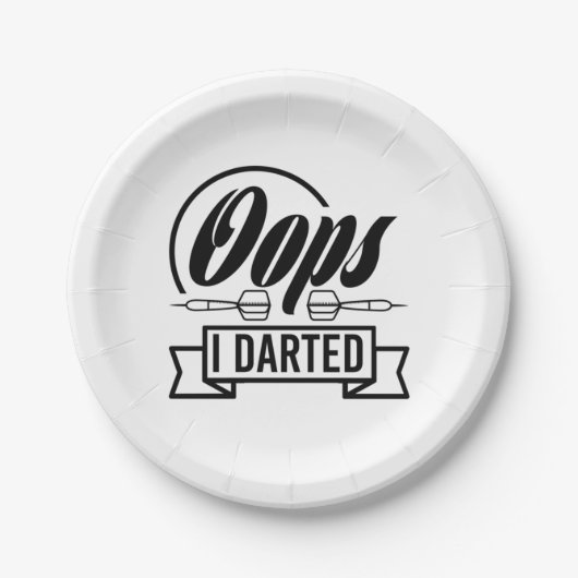 Oops I Dark Pappteller (Vorderseite)