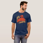Oops I Darts - Funny Darts Player Arrow T-Shirt (Vorne ganz)