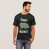 Oops I Frogot Frog Toad Pun Frogs and Puns T-Shirt (Vorne ganz)