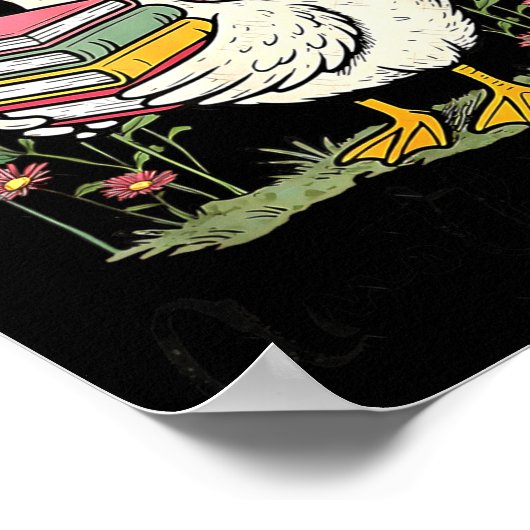 Oops I Got Another Book Goose, Funny Reading Humor Poster (Ecke)