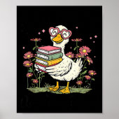 Oops I Got Another Book Goose, Funny Reading Humor Poster (Vorne)