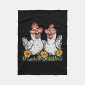 Oops I Got Another Chicken, Funny Farm Animal Fleecedecke (Vorderseite)