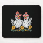 Oops I Got Another Chicken, Funny Farm Animal Mousepad (Vorne)