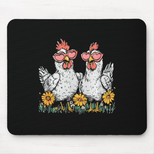 Oops I Got Another Chicken, Funny Farm Animal  Mousepad (Vorne)