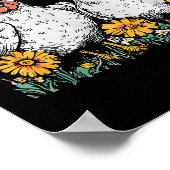 Oops I Got Another Chicken, Funny Farm Animal  Poster (Ecke)