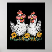 Oops I Got Another Chicken, Funny Farm Animal Poster (Vorne)