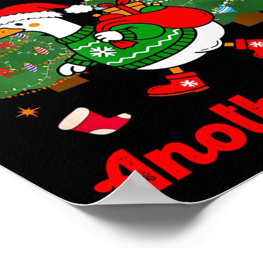 Oops I Got Another Tree, Christmas Goose, Goose Xm Poster (Ecke)