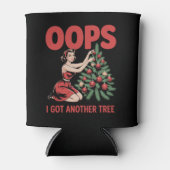 Oops I Got Another Tree Christmas Ornaments Retro Dosenkühler (Vorderseite)