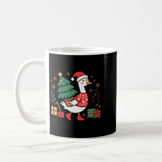 Oops I Got Another Tree Merry Goosemas  Kaffeetasse (Links)