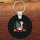 Oops I Got Another Tree Merry Goosemas Schlüsselanhänger (Vorderseite)