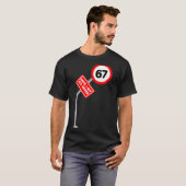 Oops I Hit Six Seven 6 7 Meme Funny Brainrot Inter T-Shirt (Vorne ganz)