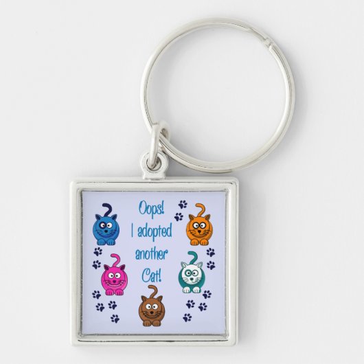 Oops! Ich adoptierte eine andere Katze! Schlüsselanhänger (Vorne)