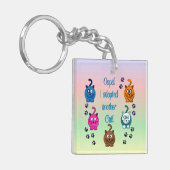 Oops! Ich adoptierte eine andere Katze! Schlüsselanhänger (Vorderseite links)