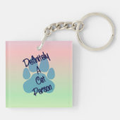 Oops! Ich adoptierte eine andere Katze! Schlüsselanhänger (Rückseite)