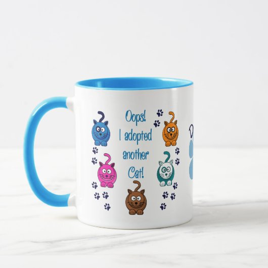 Oops! Ich adoptierte eine andere Katze! Tasse (Links)
