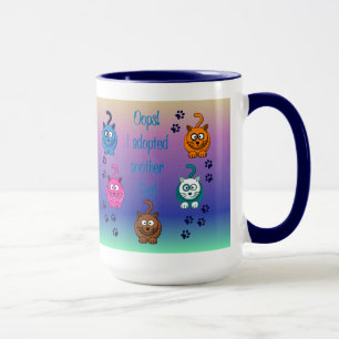 Oops! Ich adoptierte eine andere Katze! Tasse