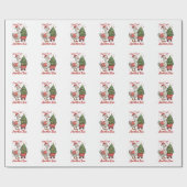 Oops Ich Got noch ein Baum Gänse Weihnachten Weihn Geschenkpapier (Flach)