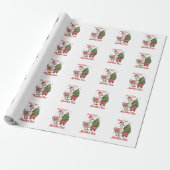 Oops Ich Got noch ein Baum Gänse Weihnachten Weihn Geschenkpapier (Ungerollt)