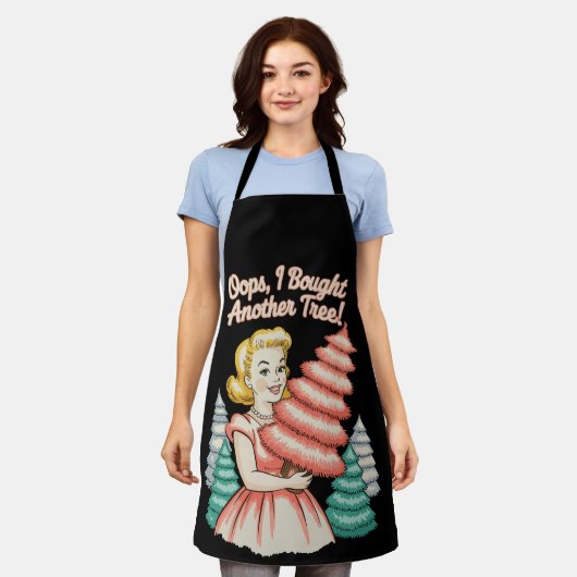 Oops ich habe einen weiteren Baum lustig Weihnacht Schürze (Getragen)