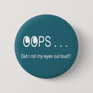 Oops… mustert Rollen Knopf Button