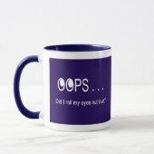 Oops… mustert Rollen Tasse (Links)