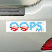 Oops Obama-Fehler Autoaufkleber (Auf Auto)