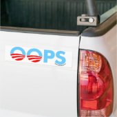 Oops Obama-Fehler Autoaufkleber (Auf Lkw)
