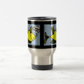 OOPS Oberseite - fischen Sie unten lustige Cartoon Reisebecher (Mittel)