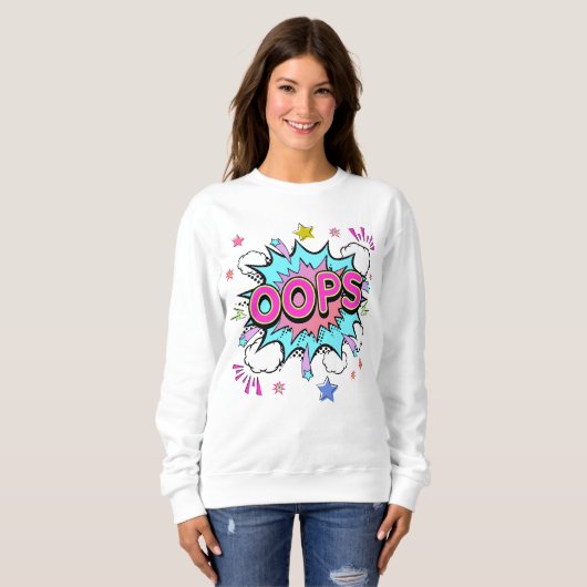 Oops Pop Kunstexplosion Sweatshirt (Vorne ganz)