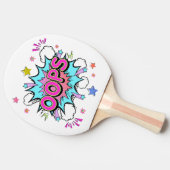 Oops Pop Kunstexplosion Tischtennis Schläger (Seitenansicht)
