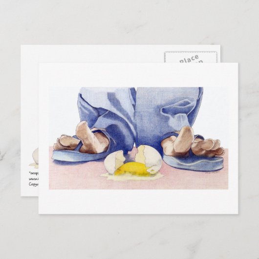 oops Postkarte (Vorne/Hinten)