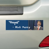 Oops! - Rick Perry Autoaufkleber (Auf Auto)