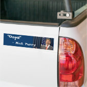 Oops! - Rick Perry Autoaufkleber (Auf Lkw)