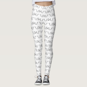 Oops Shrug Emoticon Ø\_(シ_/ Japanisch Kaomoji Leggings