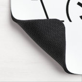 Oops Shrug Emoticon Ø\_(シ_/ Japanisch Kaomoji Mousepad (Ecke)