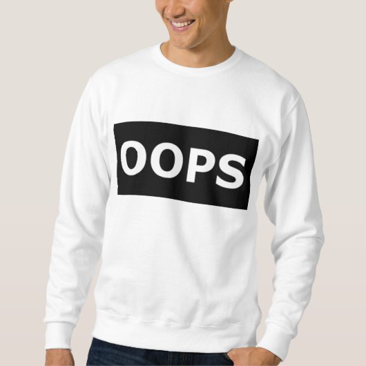 oops sweatshirt (Vorderseite)