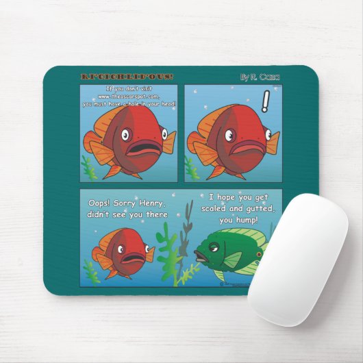 Oops! Trauriger Henry Mousepad (Mit Mouse)