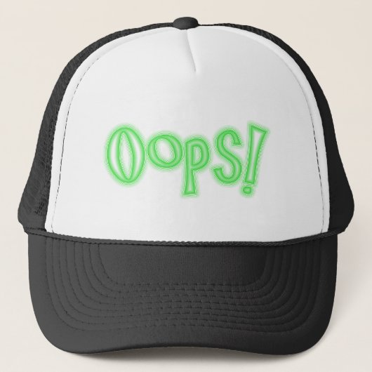 Oops! Truckerkappe (Vorderseite)