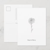 Oopsie Daisy I'm Sorry Apology Apologize Postkarte (Vorne/Hinten)