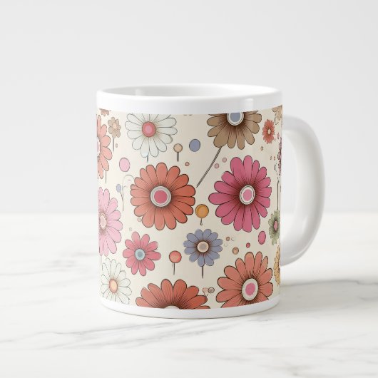 Oopsie Daisy Jumbo-Tasse (Vorderseite Rechts)