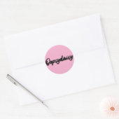 Oopsydaisy-Aufkleber Runder Aufkleber (Umschlag)