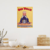 Oor Wullie 1941 Vintag Print Poster (Küche)