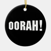 OORAH! KERAMIK ORNAMENT (Vorne)