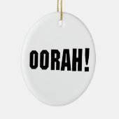 OORAH! KERAMIK ORNAMENT (Rechts)