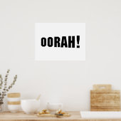 OORAH! POSTER (Küche)