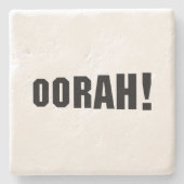 OORAH! STEINUNTERSETZER (Vorderseite)