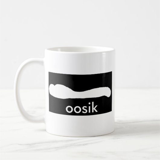 oosik Walroßrepräsentant Kaffeetasse (Links)