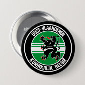 Oost-Vlaanderen RundEmblem Button (Vorne & Hinten)
