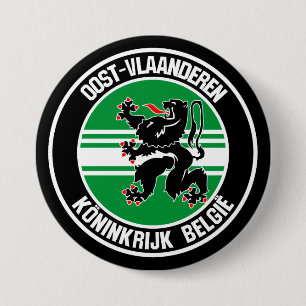 Oost-Vlaanderen RundEmblem Button
