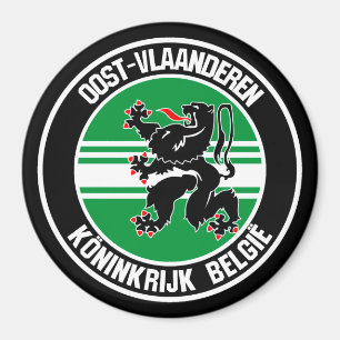 Oost-Vlaanderen RundEmblem Magnet